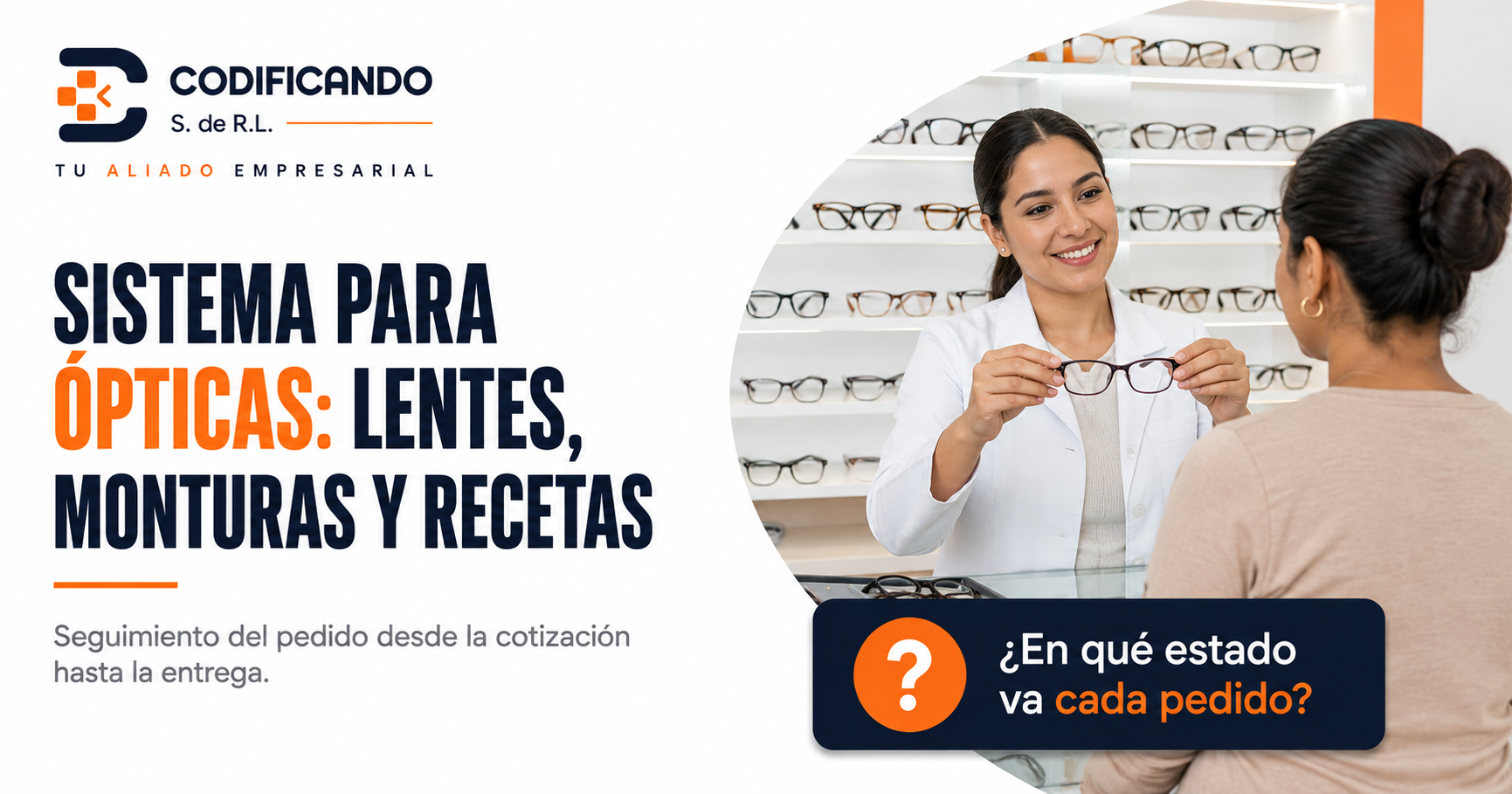 Sistema para ópticas: inventario de lentes y monturas