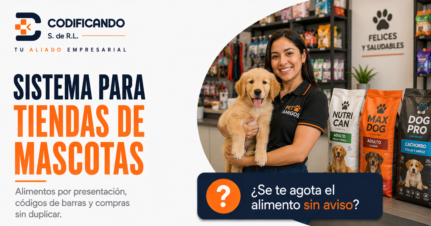 Sistema para tiendas de mascotas