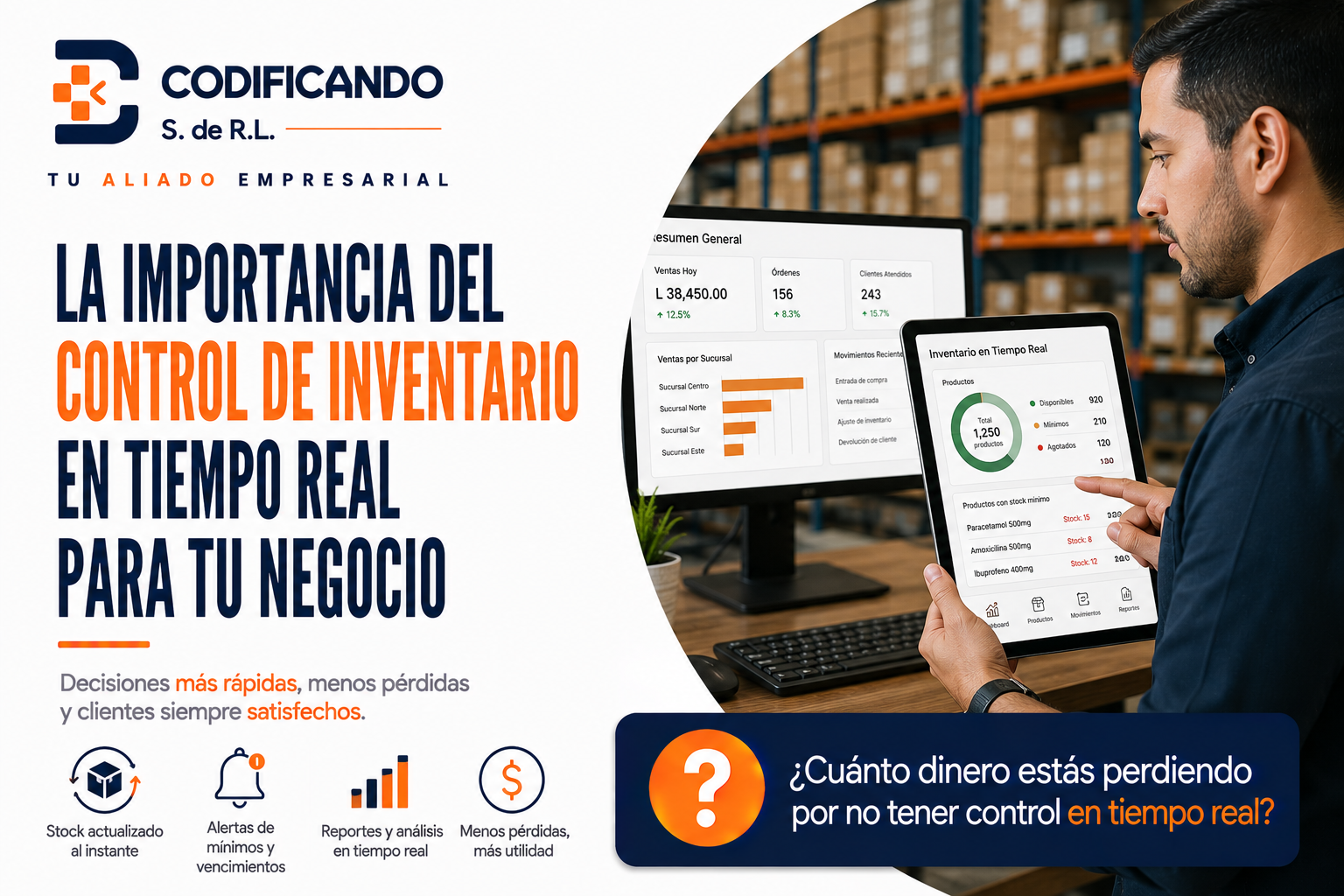 La Importancia del Control de Inventario en Tiempo Real para tu Negocio