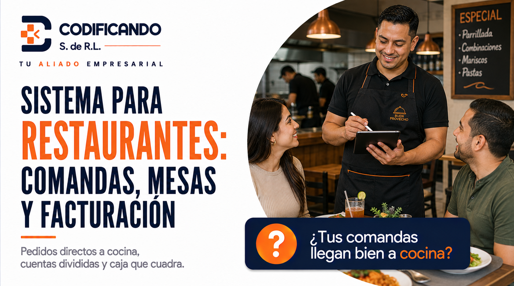 Sistema para Restaurantes: Comandas, Mesas y Facturación en un Solo Lugar