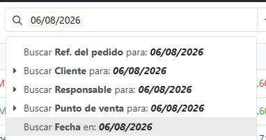 Paso 3 - 3. Buscar un Pedido - Cómo consultar pedidos en el POS