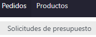 Paso 2 - Ingrese a pedidos - Cómo crear una solicitud de cotización