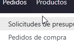 Paso 1 - Abrir la orden de compra - Cómo Registrar la Factura de un Proveedor