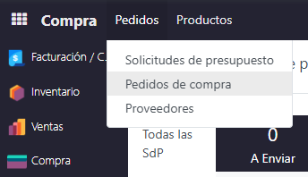 Paso 1 - 1. Ingresar al módulo de Compras - Cómo Dar Seguimiento a una Compra