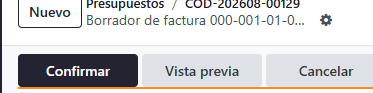 Paso 7 - 7. Continuar con la facturación - Cómo Confirmar un Pedido de Venta
