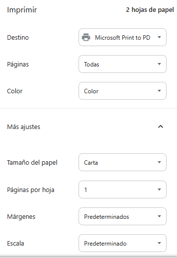 Paso 2 - Abrir el documento para imprimir - Cómo imprimir en formato carta desde el POS