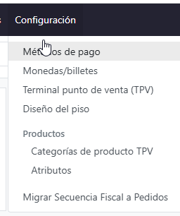 Paso 2 - Abrir las operaciones de efectivo - Cómo Registrar una Entrada de Efectivo en el Punto de Venta