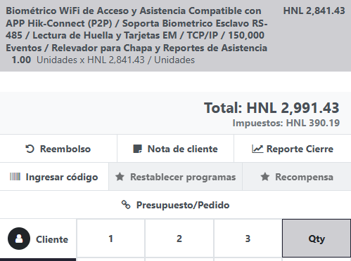 Paso 3 - Aplicar Descuentos (si tiene permisos) - Registro de una venta paso a paso.