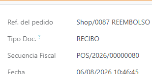 Paso 7 - Registrar el reembolso según el método de pago correspondiente. - Cómo cancelar una venta